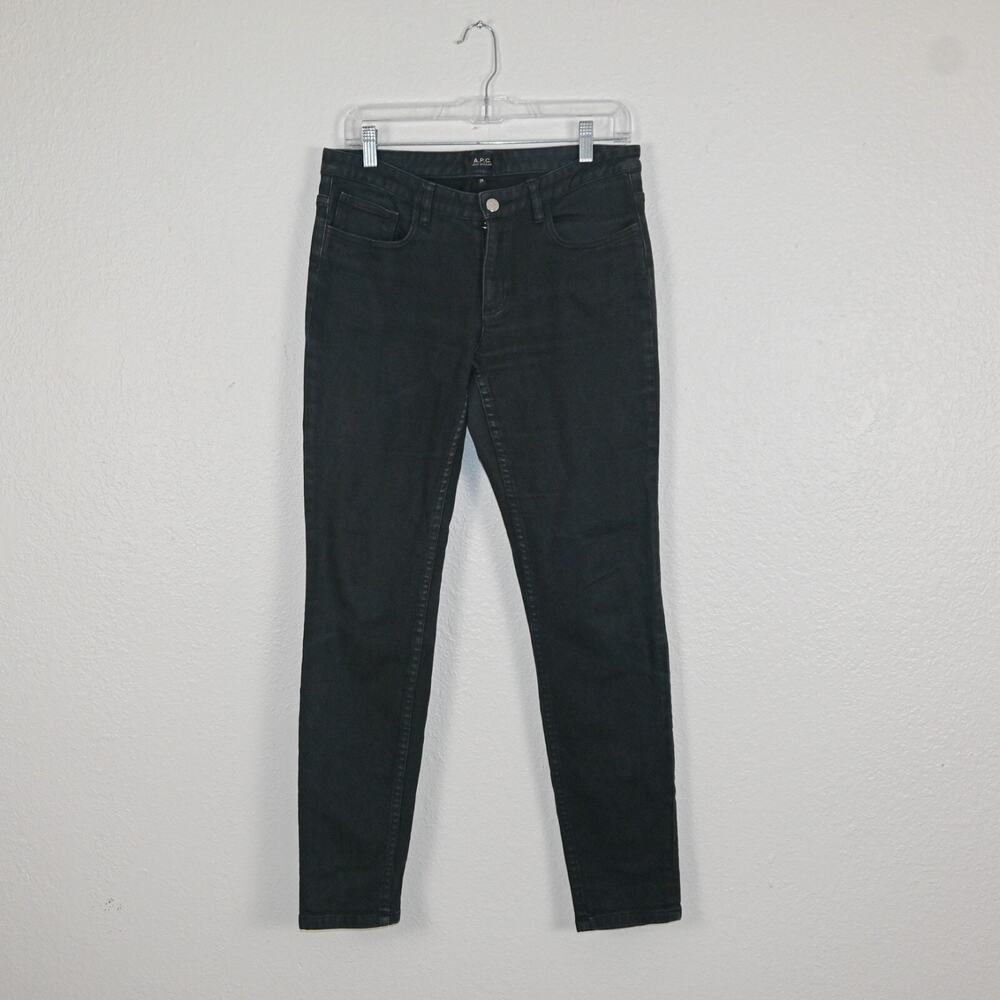A.P.C. Women's JEAN MOULANT Denim jeans in washed black size 29